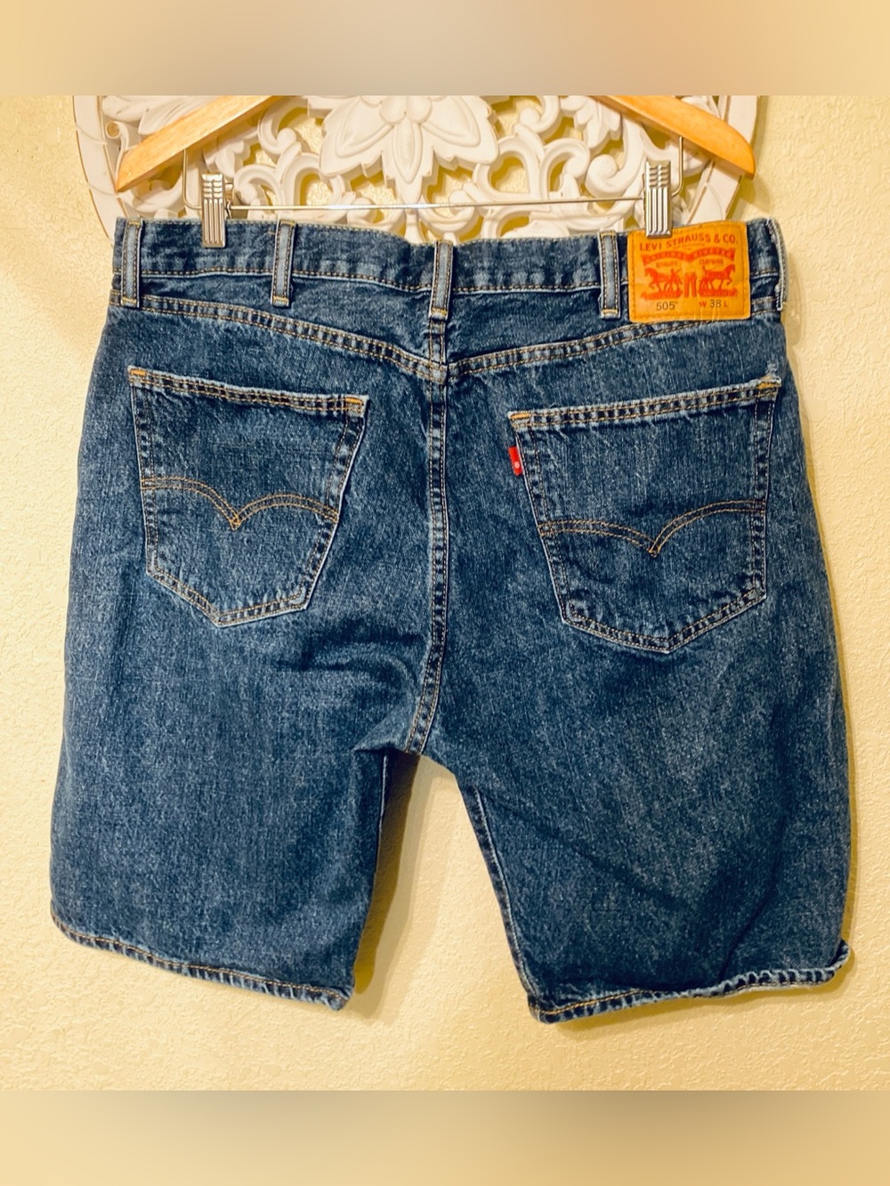 Levi's Vintage-Inspired Blue Denim Jorts